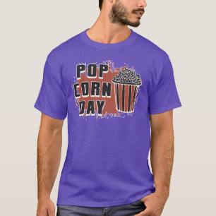 Movie Popcorn Day Cinema Film vintage T-Shirt