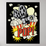 Movie Popcorn Lover Poster at Zazzle