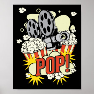 Movie Popcorn Lover Poster