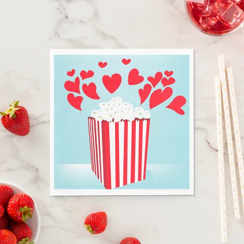 Movie Popcorn Paper Napkins