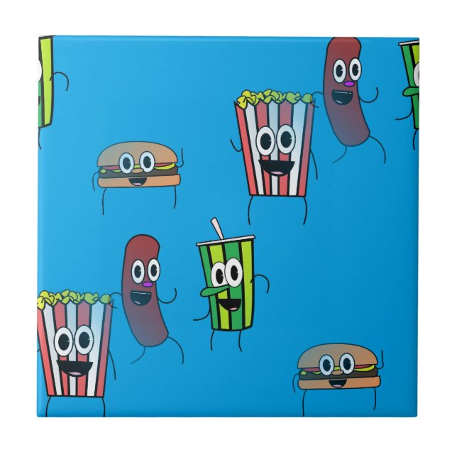 movie popcorn tile (Front)