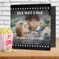 Movie Poster Film Strip Black And White Wedding