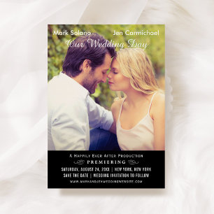 Movie Poster Photo Wedding Save Date Save The Date