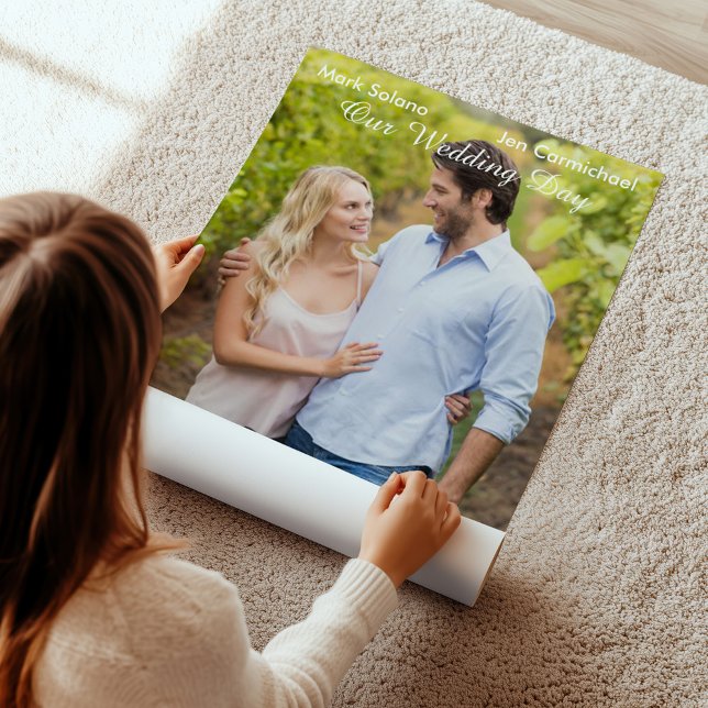 Movie Premiere Photo Wedding Invitation Poster (Creator Uploaded)