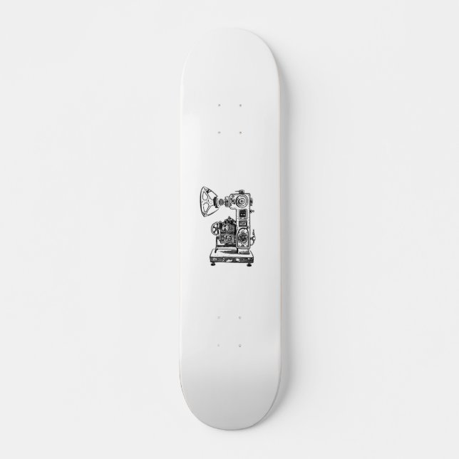 movie projector from grandmas house skateboard (Front)