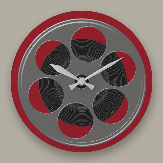 Movie Reel Large Clock (Creator Uploaded)