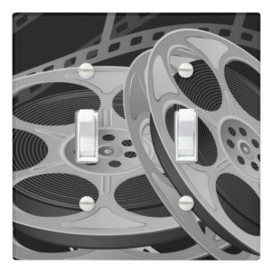 'Movie Reels' Light Switch Cover