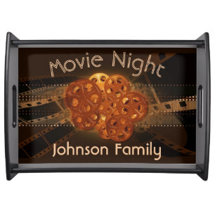 Movie Reels Personalized Serving Tray
