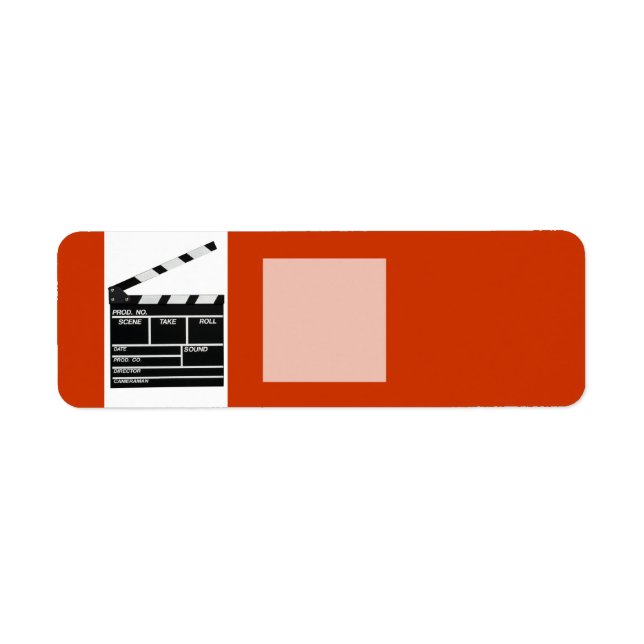 Movie Shoot Label (Front)