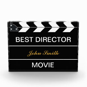 Movie Slate Acrylic Award
