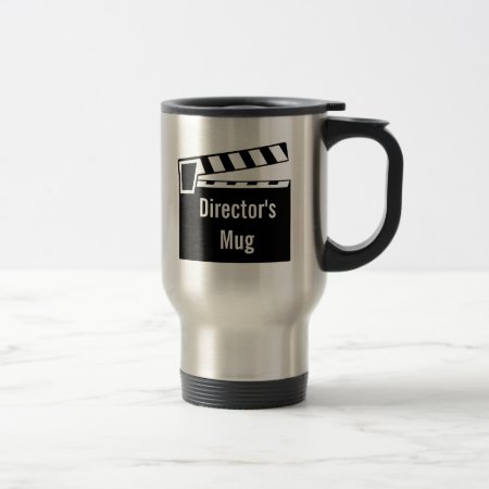 Movie Slate Clapperboard Board Travel Mug