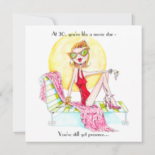 Movie Star birthday invite