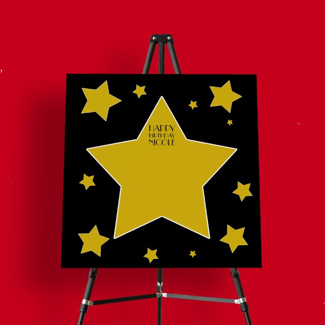 Movie Star Birthday Signature  Keepsake Board (Creator Uploaded)