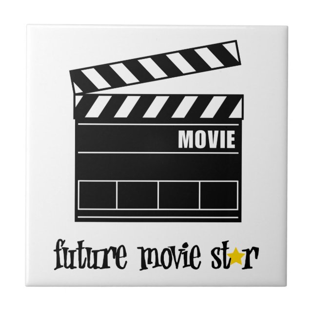 Movie Star Ceramic Tile (Front)