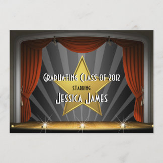 Movie Star - Graduation Invitation
