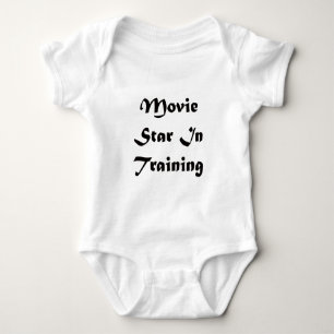 Movie Star In Training Baby Bodysuit