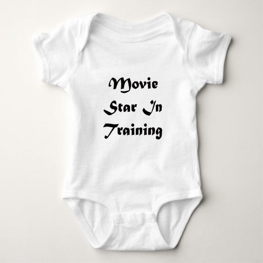 Movie Star In Training Baby Bodysuit