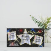 Movie Star Modeling Custom Designer Photo Card (Standing Front)