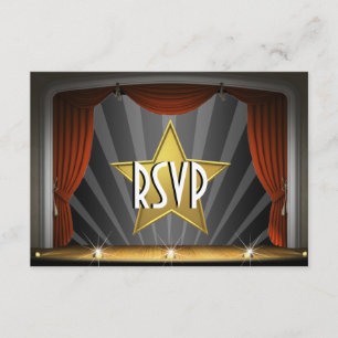 Movie Star RSVP Card
