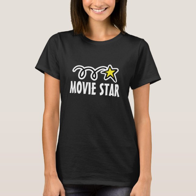 Movie star t-shirt for actor and actresses in film (Front)