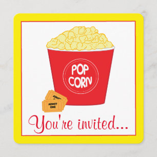 Movie Theater Birthday Invitation
