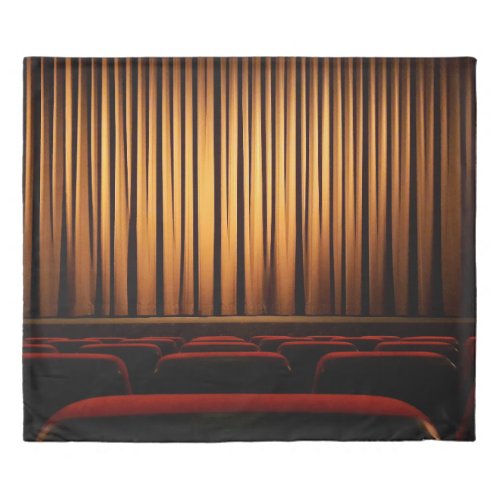 Movie theater curtain theatre movie duvet cover