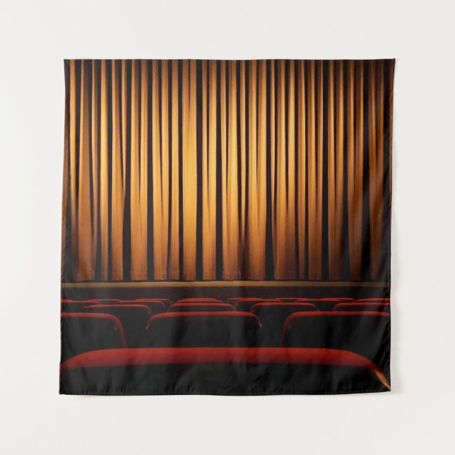 Movie theater curtain theatre movie tapestry (Front)