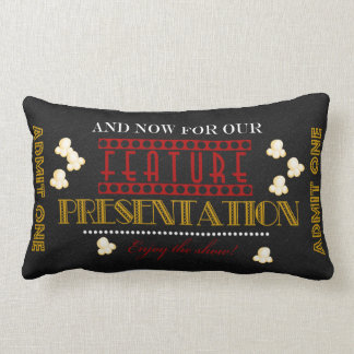 Movie Theater Feature Presentation popcornPillow Lumbar Pillow