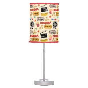 Movie Theater Fun Pattern Table Lamp