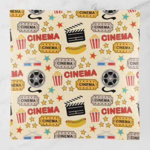 Movie Theater Fun Pattern Trinket Tray
