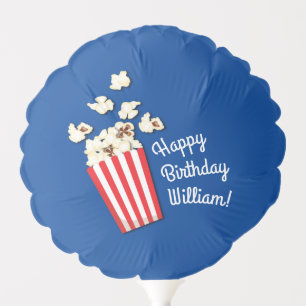 Movie Theater Popcorn Balloon