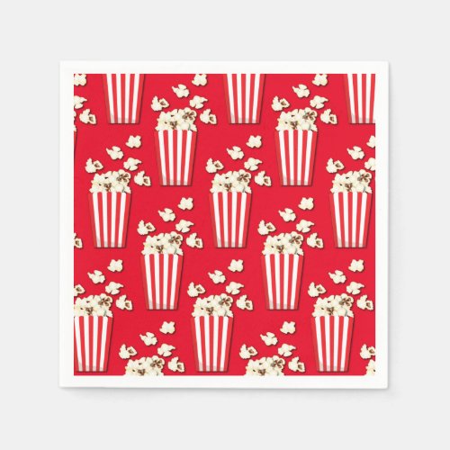Movie Theater Popcorn Birthday Party Napkins