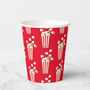 Movie Theater Popcorn Birthday Party Paper Cups