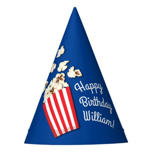 Movie Theater Popcorn Birthday Party Party Hat