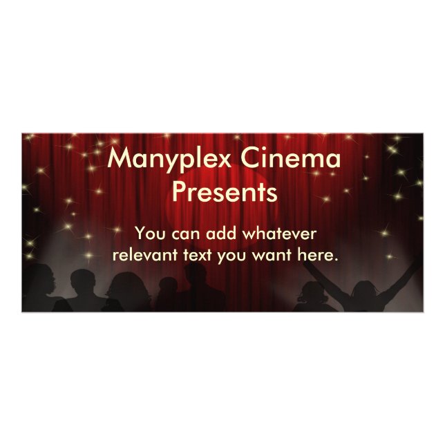 Movie Theater Rack Card (Front)