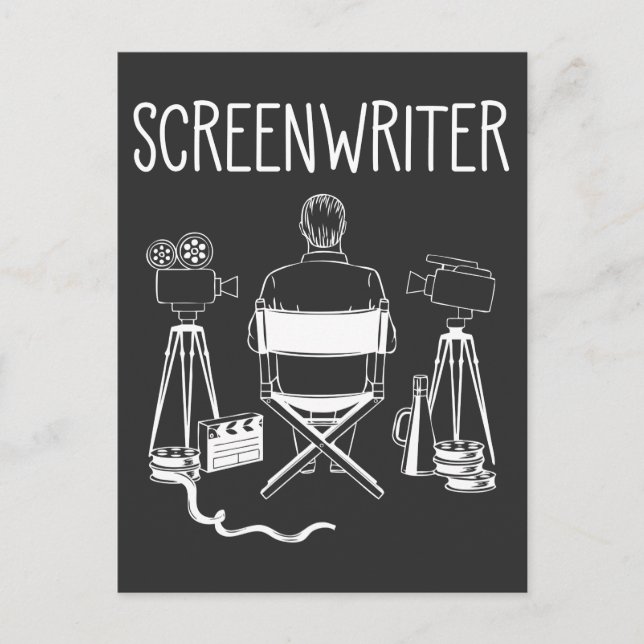 Movie Theatre Director Filmmaker Saying Postcard (Front)