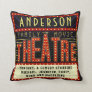 Movie Theatre Marquee Home Cinema | Custom Name Throw Pillow