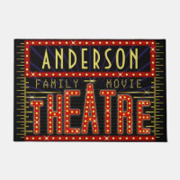 Movie Theatre Marquee Home Cinema | Custom Name V2