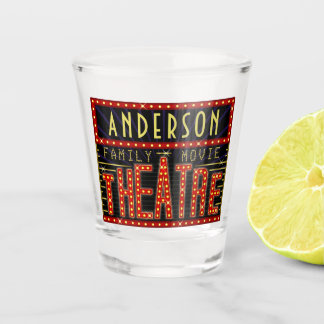 Movie Theatre Marquee Home Cinema | Personalized Shot Glass