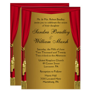 Movie Theater Themed Wedding Invitations 6