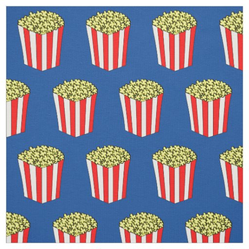 Movie Themed Popcorn Fabric