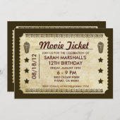 Movie Ticket Invitation (Front/Back)