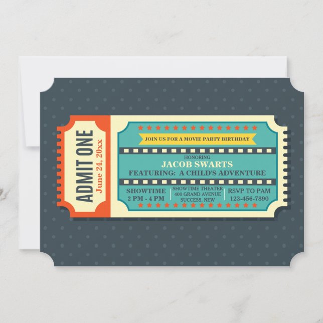 Movie Ticket Invitation (Front)