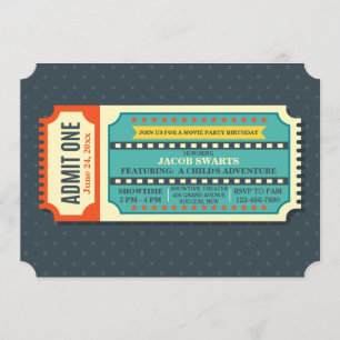 Movie Ticket Invitation