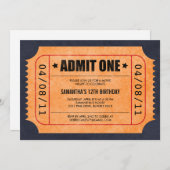 Movie Ticket Invitations (Front/Back)