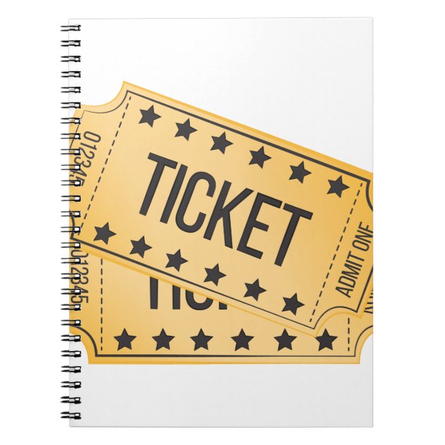 Movie Ticket Notebook (Front)