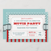 Movie Ticket Party Birthday Party Admission Ticket Invitation (Front/Back)
