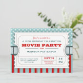 Movie Ticket Party Birthday Party Admission Ticket Invitation (Standing Front)
