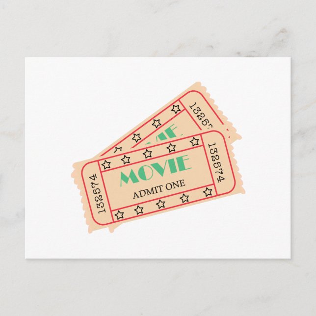 Movie Ticket Postcard (Front)