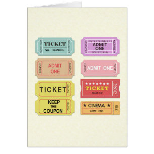 Movie Tickets Cards